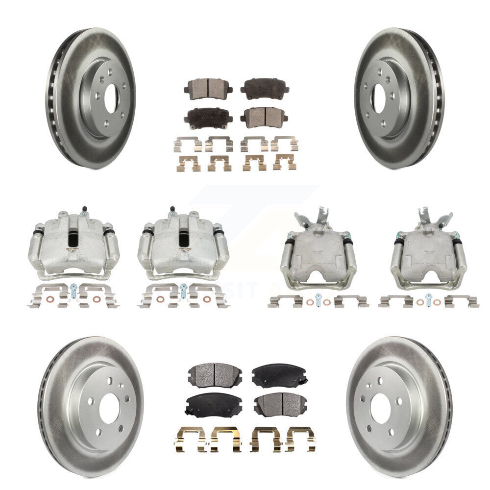 Transit Auto KCG-100800T Disc Brake Kit for 2014-2015 Chevrolet Malibu - Front and Rear product image