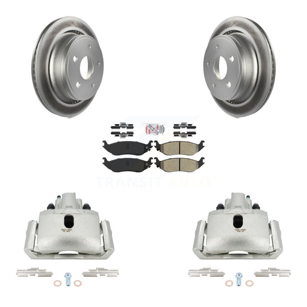 Transit Auto KCG-100801N Disc Brake Kit for 2002-2022 Ram 1500 Classic, Ram 1500, Dodge Ram 1500 & more - Rear product image