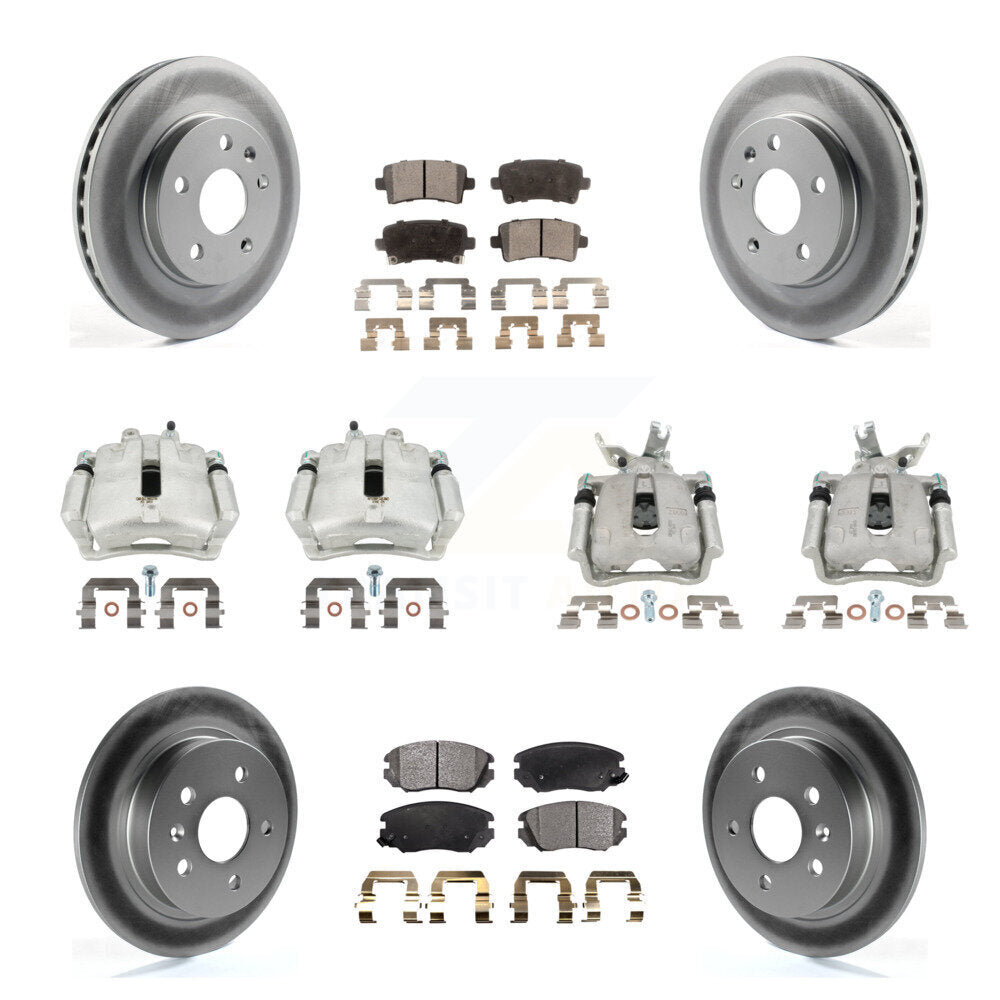 Transit Auto KCG-100801T Disc Brake Kit for 2014-2016 Chevrolet Malibu Limited, Chevrolet Malibu - Front and Rear product image