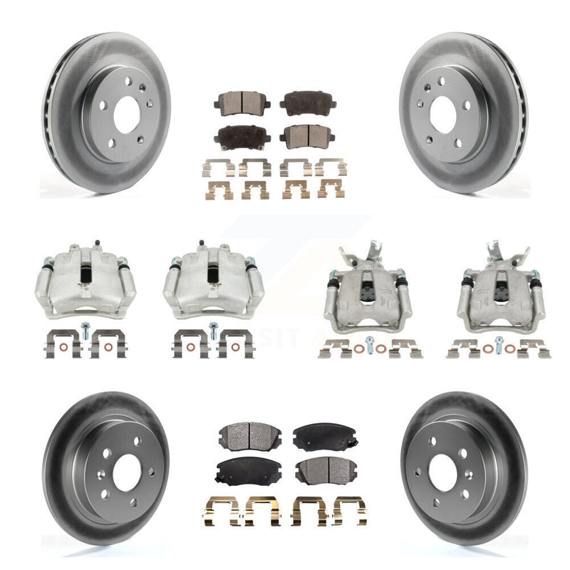 Transit Auto KCG-100801T Disc Brake Kit for 2014-2016 Chevrolet Malibu Limited, Chevrolet Malibu - Front and Rear product image