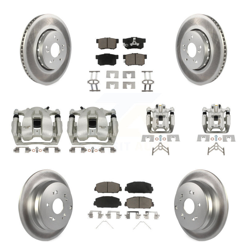 Transit Auto KCG-100802C Disc Brake Kit for 2016-2018 Acura RDX - Front and Rear product image