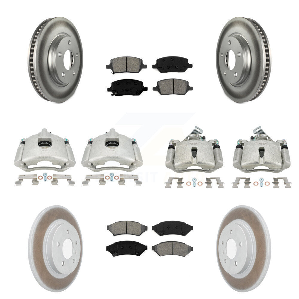 Transit Auto KCG-100802S Disc Brake Kit for 2005 Buick Terraza, Chevrolet Uplander, Saturn Relay - Front and Rear product image