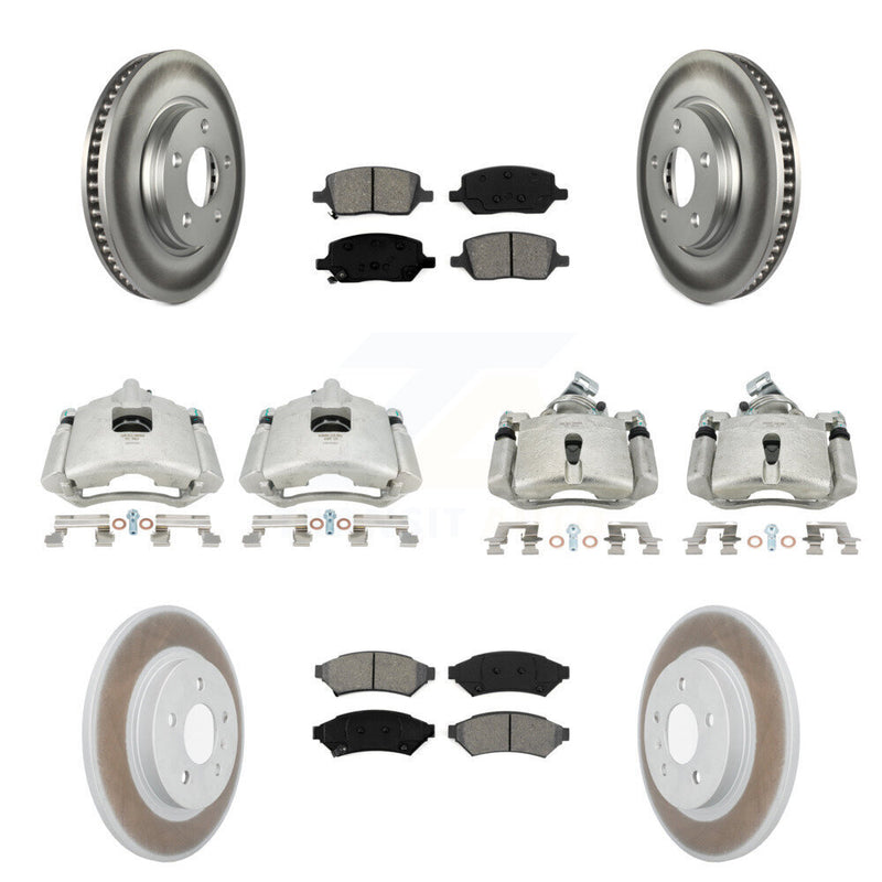 Transit Auto KCG-100802S Disc Brake Kit for 2005 Buick Terraza, Chevrolet Uplander, Saturn Relay - Front and Rear product image