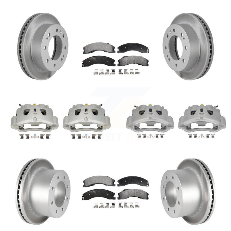 Transit Auto KCG-100802T Disc Brake Kit for 2011-2019 Chevrolet Silverado 3500 HD, GMC Sierra 3500 HD - Front and Rear product image