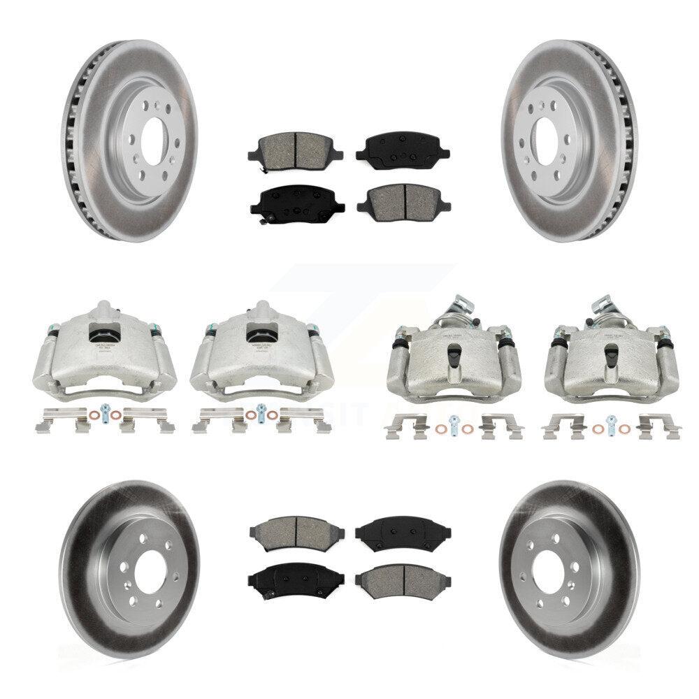 Transit Auto KCG-100803S Disc Brake Kit for 2006-2009 Buick Terraza, Chevrolet Uplander, Pontiac Montana & more - Front and Rear product image
