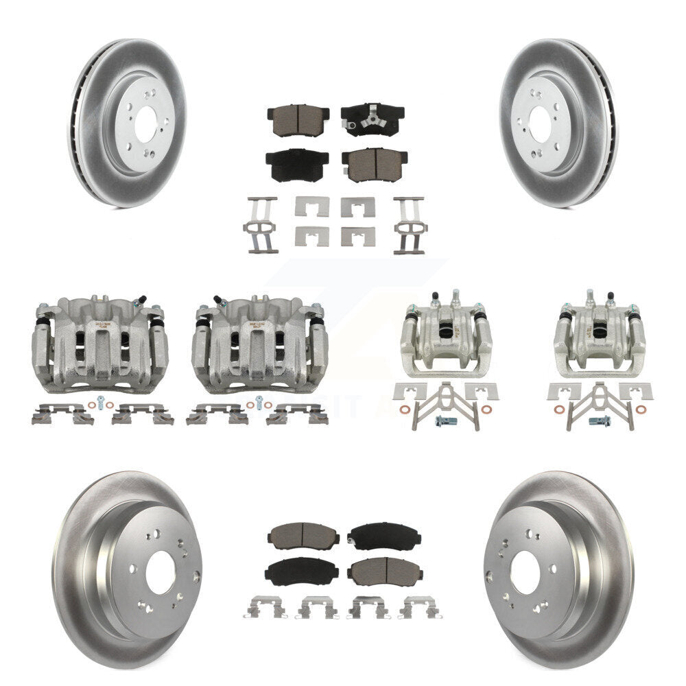 Transit Auto KCG-100804C Disc Brake Kit for 2007-2012 Acura RDX, Honda CR-V - Front and Rear product image