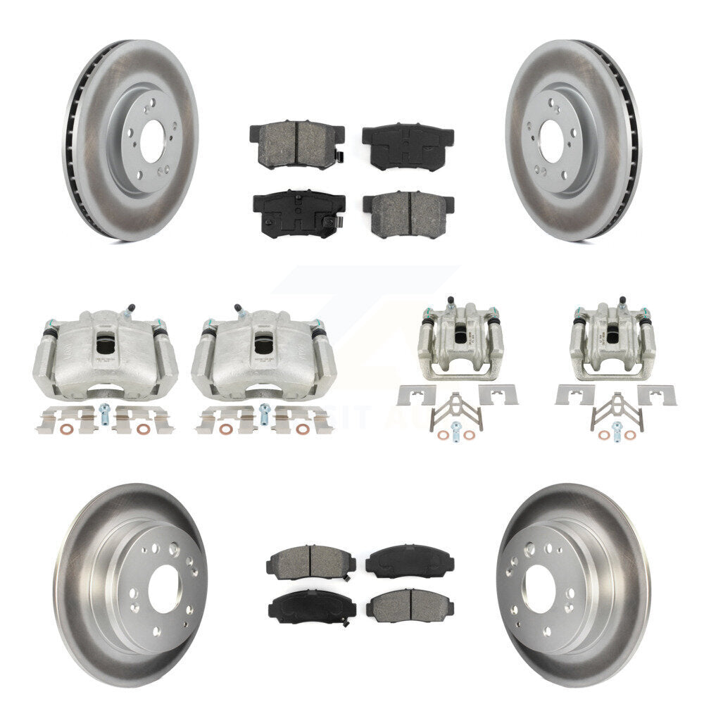 Transit Auto KCG-100804S Disc Brake Kit for 2004-2005 Acura TL - Front and Rear product image