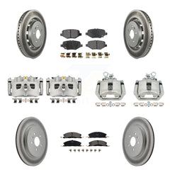 Transit Auto KCG-100804T Disc Brake Kit for 2013-2019 Ford Taurus, Ford Explorer, Ford Special Service Police Sedan & more - Front and Rear product image