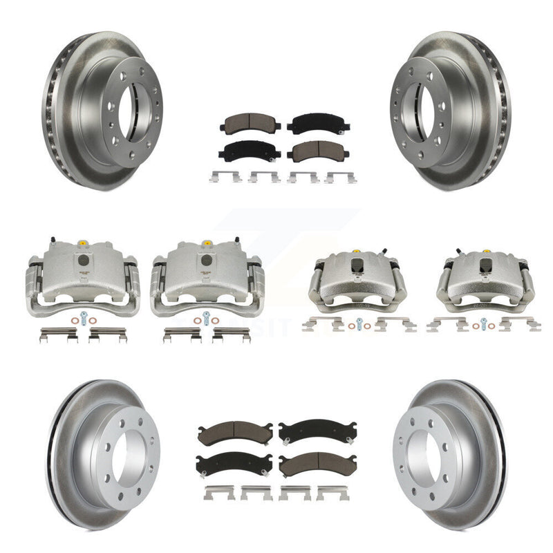 Transit Auto KCG-100805C Disc Brake Kit for 2007-2018 Chevrolet Express 2500, GMC Savana 2500 - Front and Rear product image