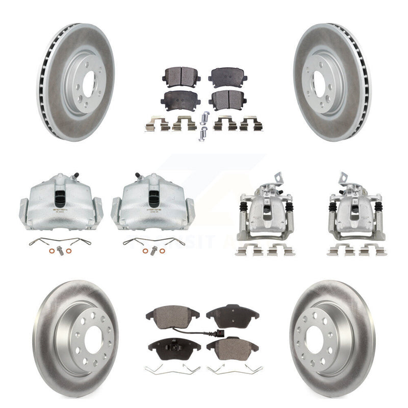 Transit Auto KCG-100807P Disc Brake Kit for 2012 Volkswagen CC - Front and Rear product image