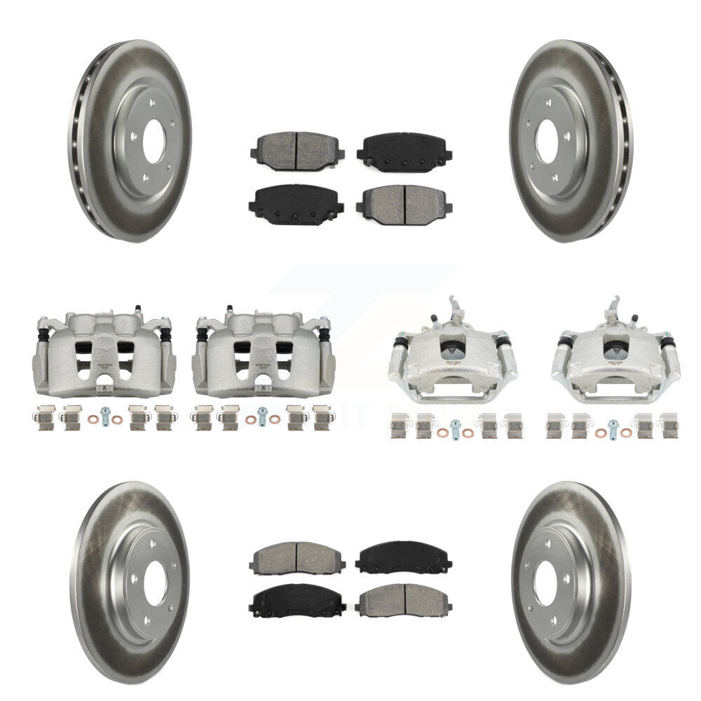 Transit Auto KCG-100807S Disc Brake Kit for 2014-2020 Dodge Journey - Front and Rear product image