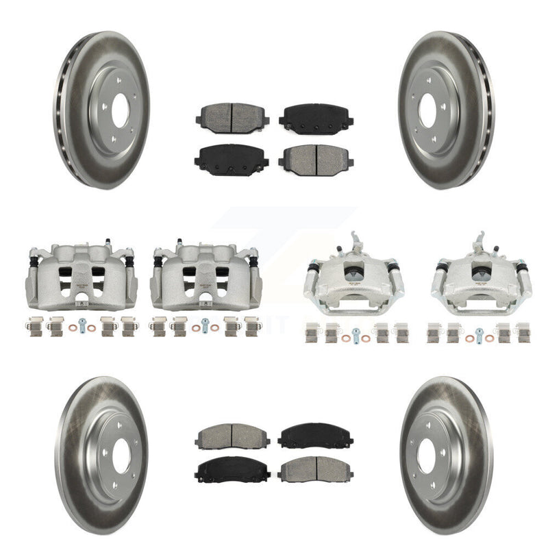 Transit Auto KCG-100807S Disc Brake Kit for 2014-2020 Dodge Journey - Front and Rear product image