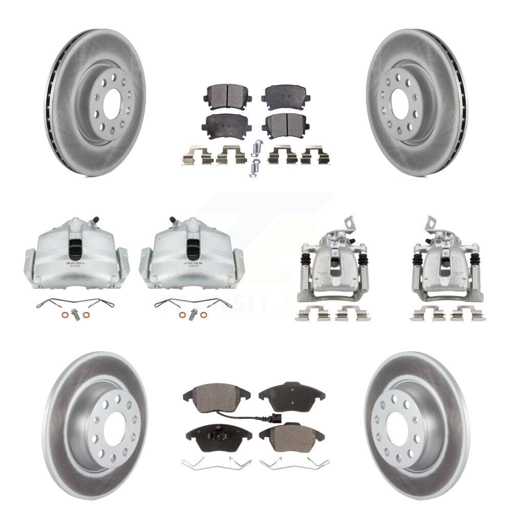 Transit Auto KCG-100808P Disc Brake Kit for 2008 Volkswagen Passat - Front and Rear product image
