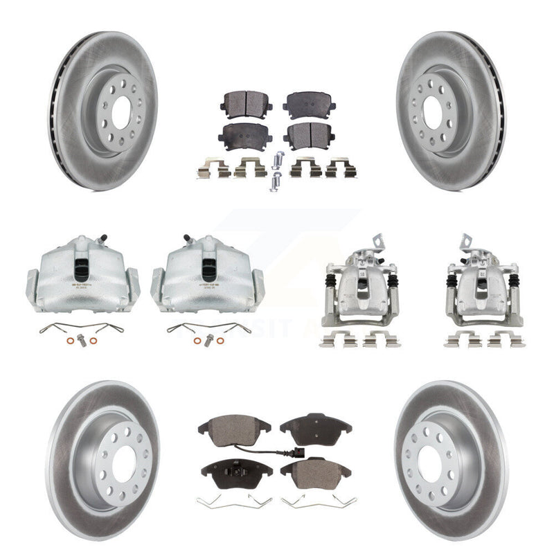 Transit Auto KCG-100808P Disc Brake Kit for 2008 Volkswagen Passat - Front and Rear product image
