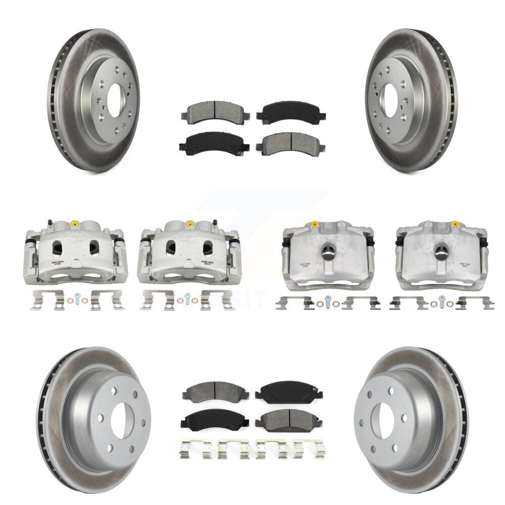Transit Auto KCG-100808S Disc Brake Kit for 2009-2014 Chevrolet Express 1500, GMC Savana 1500 - Front and Rear product image
