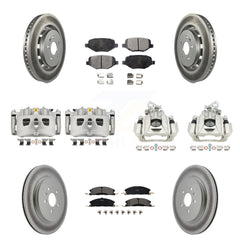 Transit Auto KCG-100808T Disc Brake Kit for 2016 Lincoln MKS - Front and Rear product image