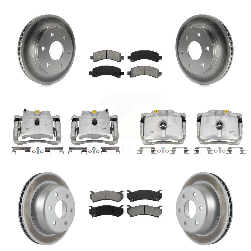 Transit Auto KCG-100809S Disc Brake Kit for 2002-2008 Cadillac Escalade, Chevrolet Avalanche 1500, Chevrolet Express 1500 & more - Front and Rear product image