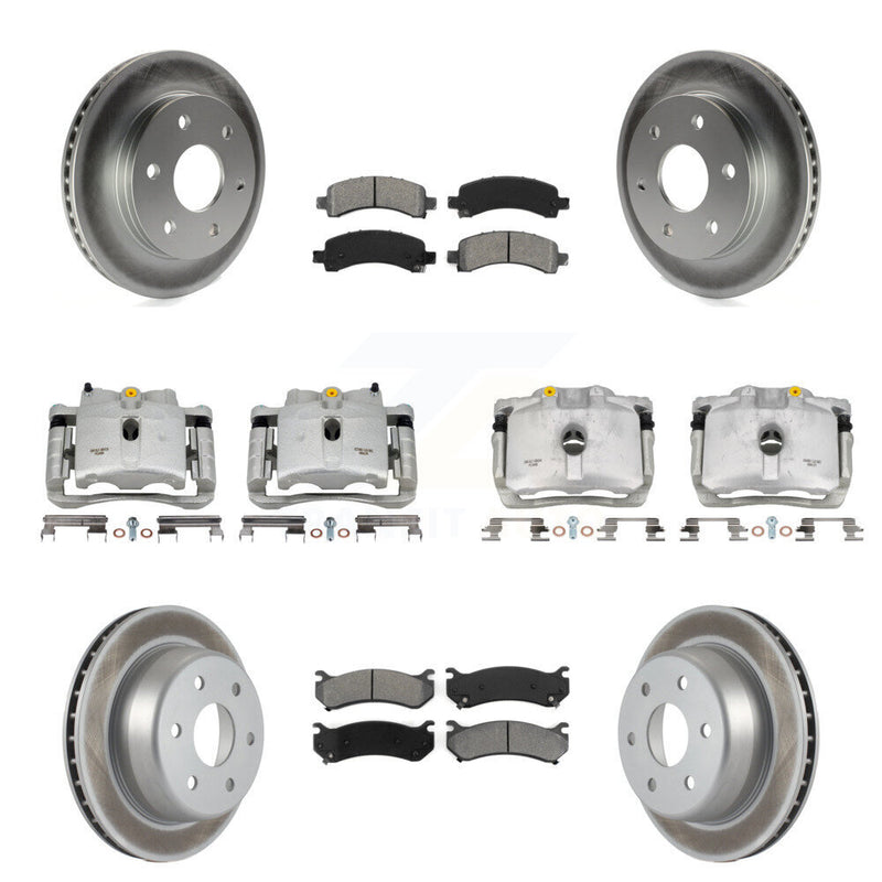 Transit Auto KCG-100809S Disc Brake Kit for 2002-2008 Cadillac Escalade, Chevrolet Avalanche 1500, Chevrolet Express 1500 & more - Front and Rear product image