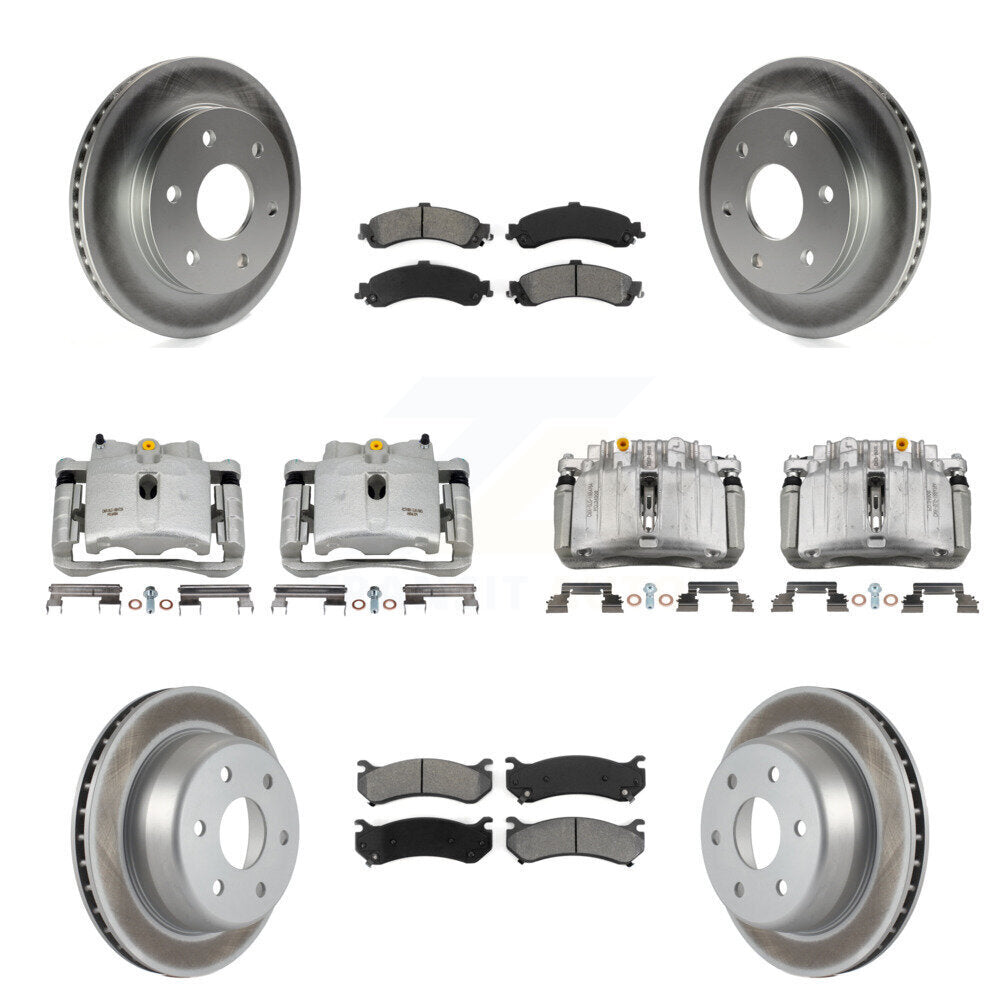 Transit Auto KCG-100810S Disc Brake Kit for 2000-2006 Chevrolet Silverado 1500, Cadillac Escalade, Cadillac Escalade ESV & more - Front and Rear product image