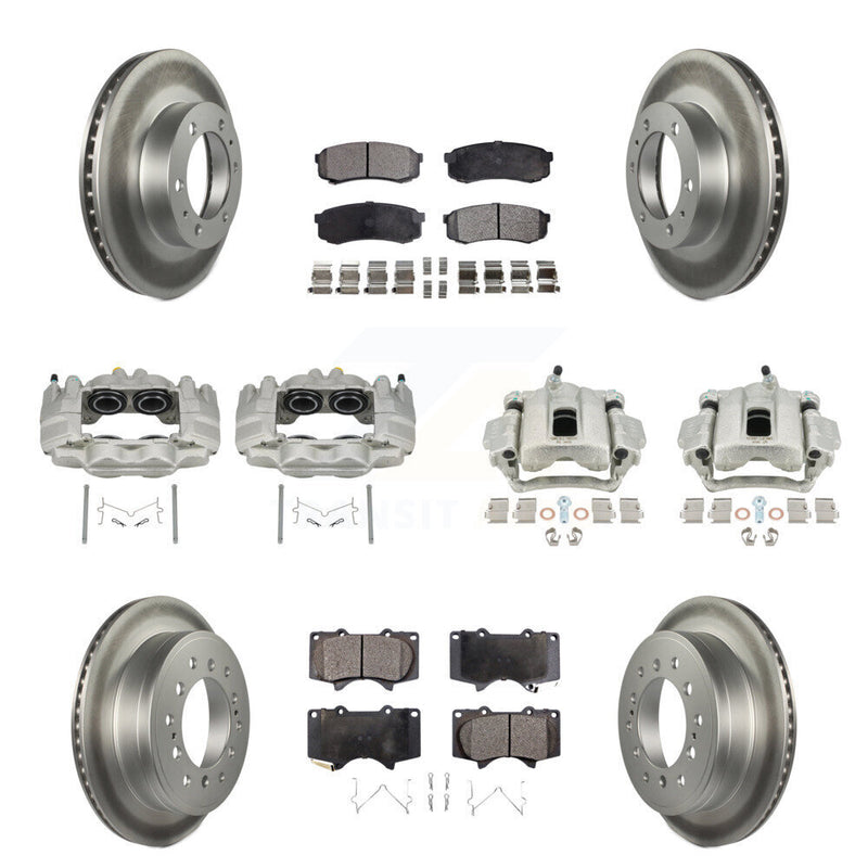 Transit Auto KCG-100810T Disc Brake Kit for 2010-2014 Toyota FJ Cruiser - Front and Rear product image