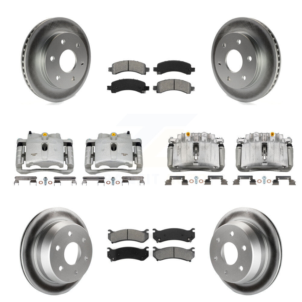 Transit Auto KCG-100811S Disc Brake Kit for 2002 Chevrolet Avalanche 1500 - Front and Rear product image