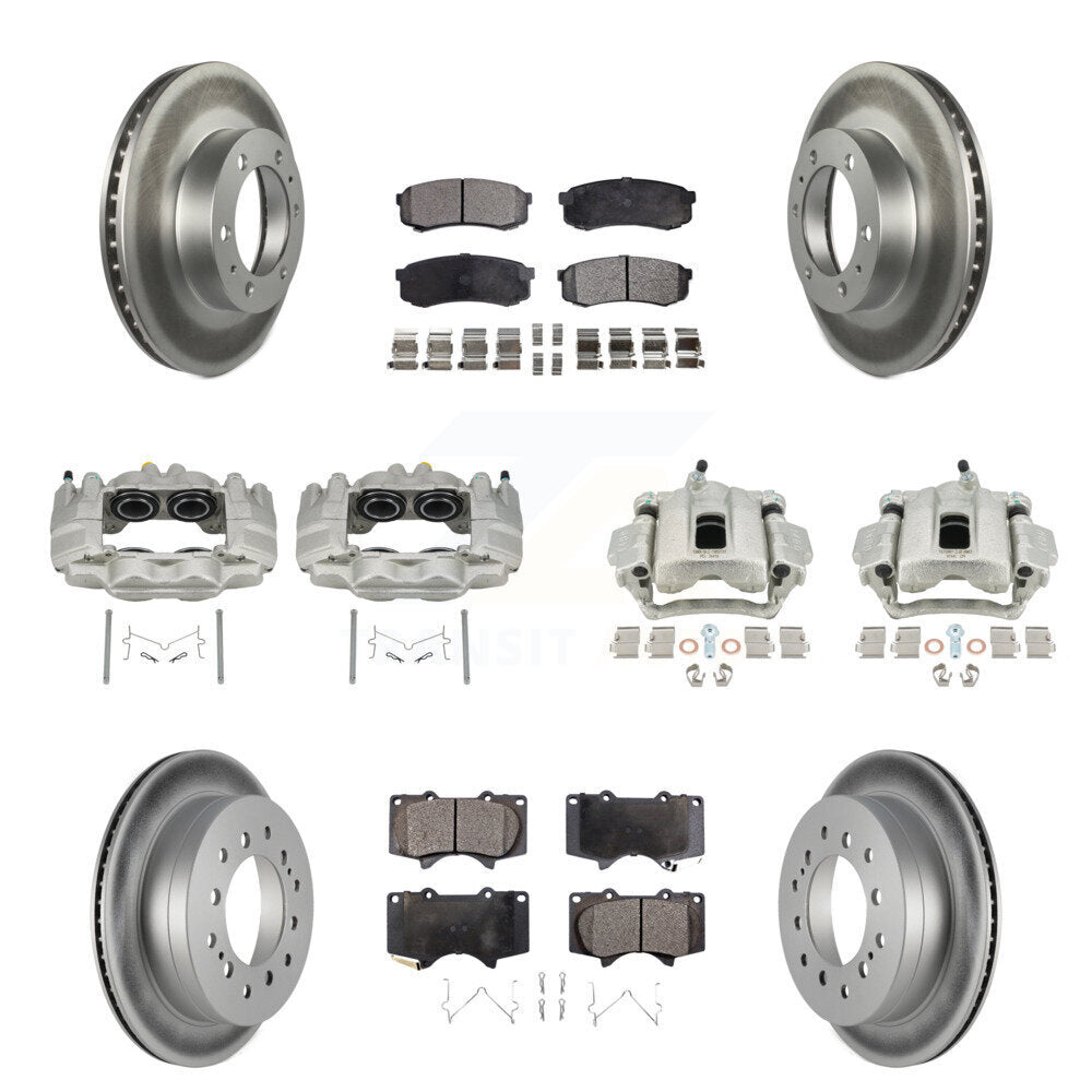 Transit Auto KCG-100811T Disc Brake Kit for 2007-2009 Toyota FJ Cruiser - Front and Rear product image
