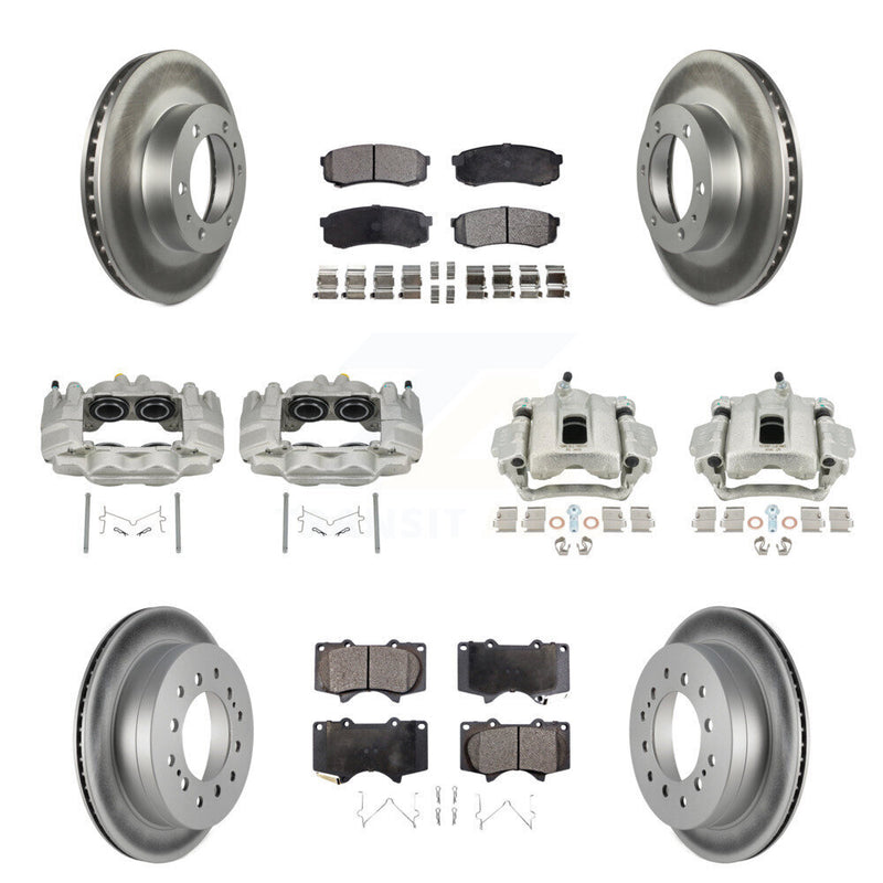 Transit Auto KCG-100811T Disc Brake Kit for 2007-2009 Toyota FJ Cruiser - Front and Rear product image