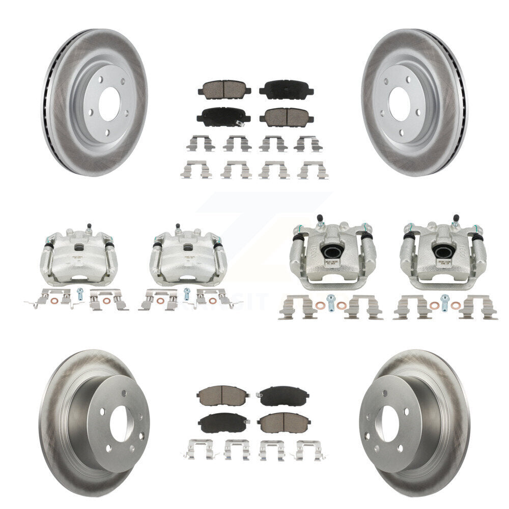 Transit Auto KCG-100812C Disc Brake Kit for 2011-2019 Nissan Juke, Nissan Sentra - Front and Rear product image