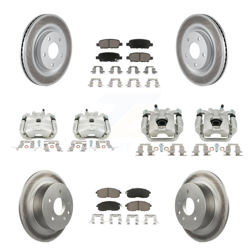 Transit Auto KCG-100812C Disc Brake Kit for 2011-2019 Nissan Juke, Nissan Sentra - Front and Rear product image