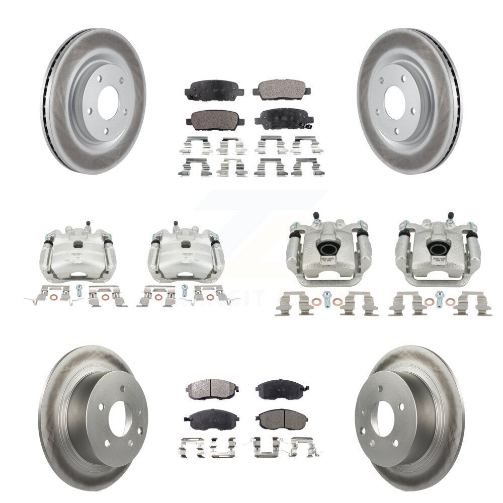 Transit Auto KCG-100812P Disc Brake Kit for 2011-2019 Nissan Juke, Nissan Sentra - Front and Rear product image