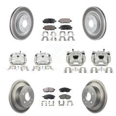 Transit Auto KCG-100812T Disc Brake Kit for 2011-2019 Nissan Juke, Nissan Sentra - Front and Rear product image