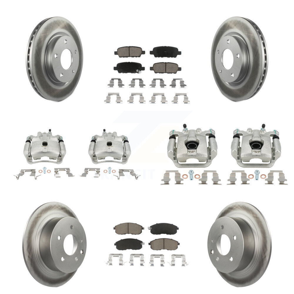 Transit Auto KCG-100813C Disc Brake Kit for 2013-2019 Nissan Sentra - Front and Rear product image
