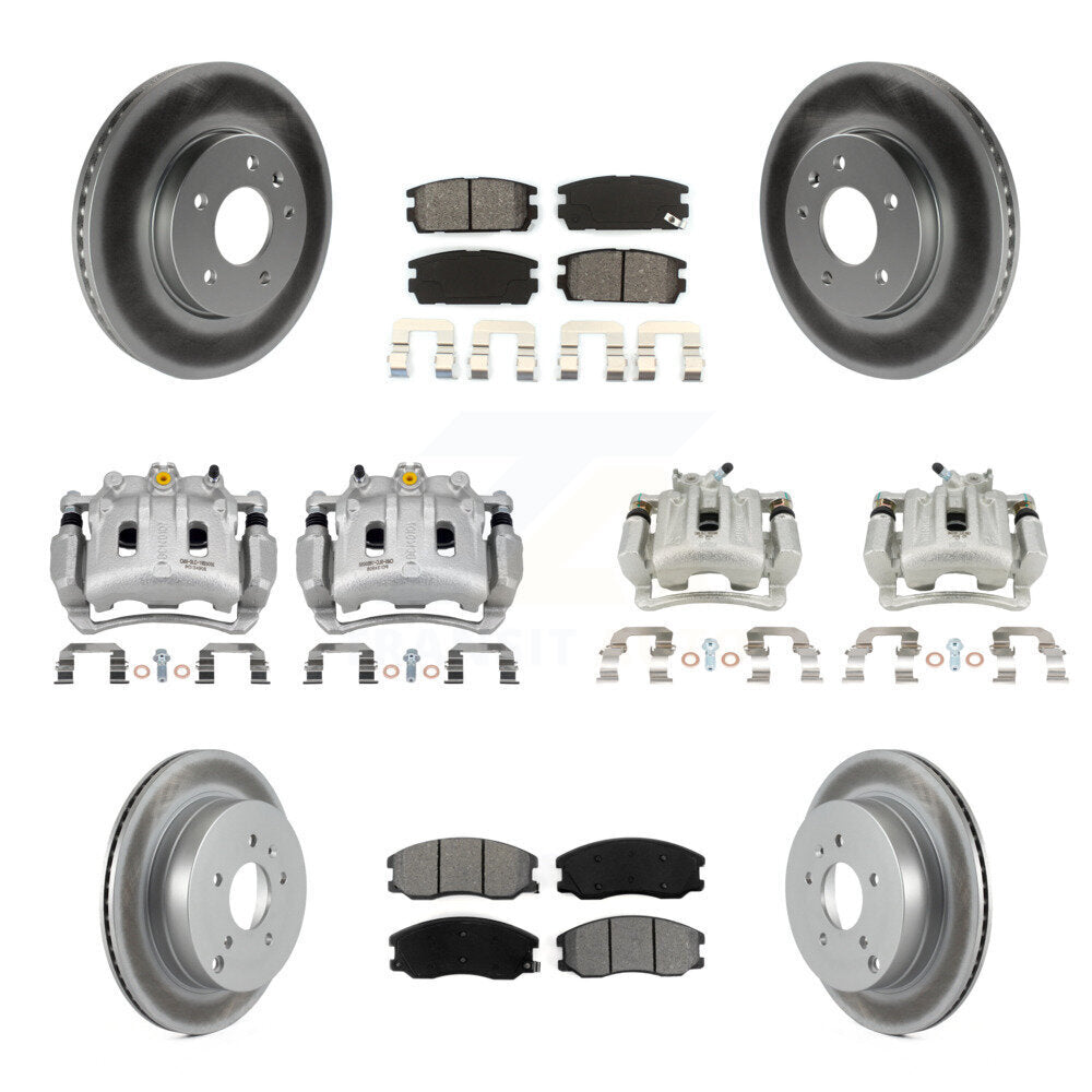 Transit Auto KCG-100813S Disc Brake Kit for 2007-2015 Chevrolet Captiva Sport, Saturn Vue, Chevrolet Equinox & more - Front and Rear product image