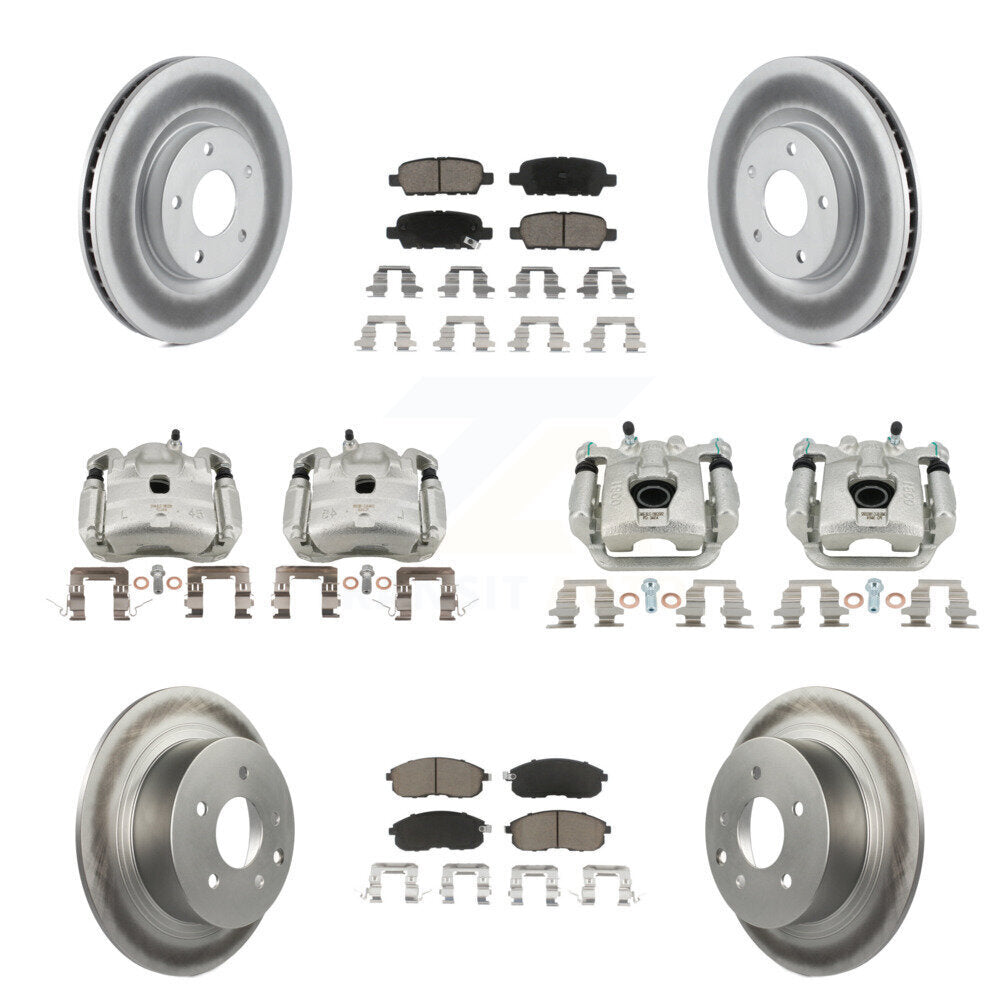 Transit Auto KCG-100814C Disc Brake Kit for 2007-2010 Nissan Sentra - Front and Rear product image