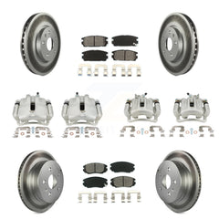 Transit Auto KCG-100814S Disc Brake Kit for 2010-2017 Chevrolet Equinox, GMC Terrain - Front and Rear product image