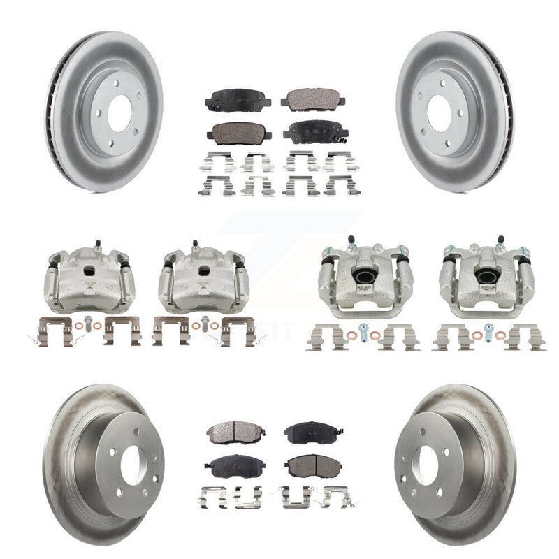 Transit Auto KCG-100814T Disc Brake Kit for 2007-2010 Nissan Sentra - Front and Rear product image