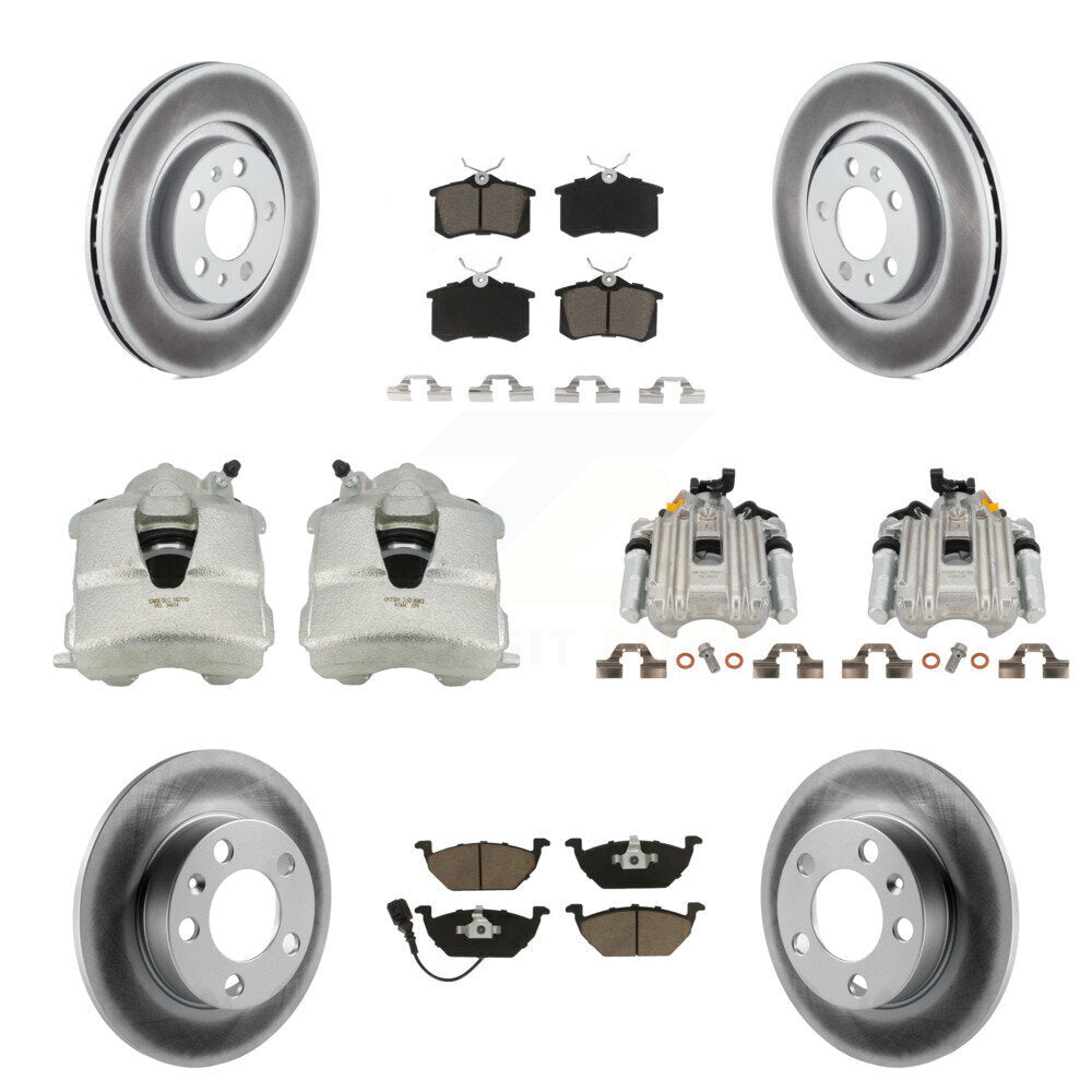 Transit Auto KCG-100815C Disc Brake Kit for 2000-2009 Volkswagen Jetta City, Volkswagen Golf, Volkswagen Jetta - Front and Rear product image