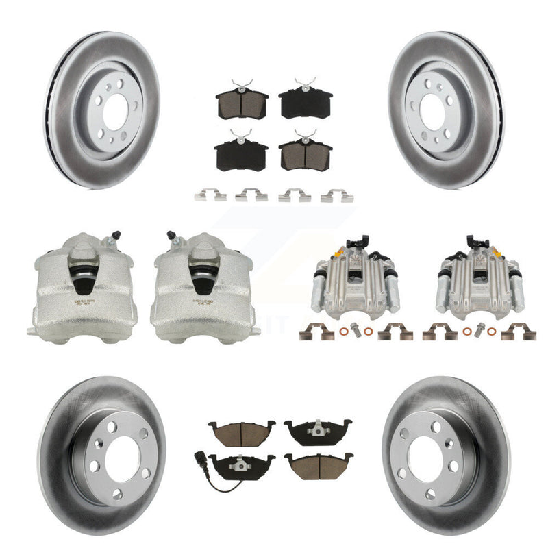 Transit Auto KCG-100815C Disc Brake Kit for 2000-2009 Volkswagen Jetta City, Volkswagen Golf, Volkswagen Jetta - Front and Rear product image