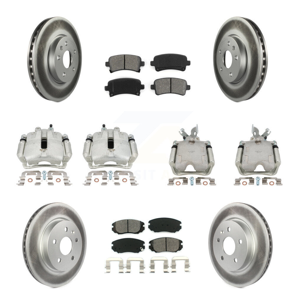 Transit Auto KCG-100815S Disc Brake Kit for 2013-2020 Chevrolet Impala, Chevrolet Malibu - Front and Rear product image