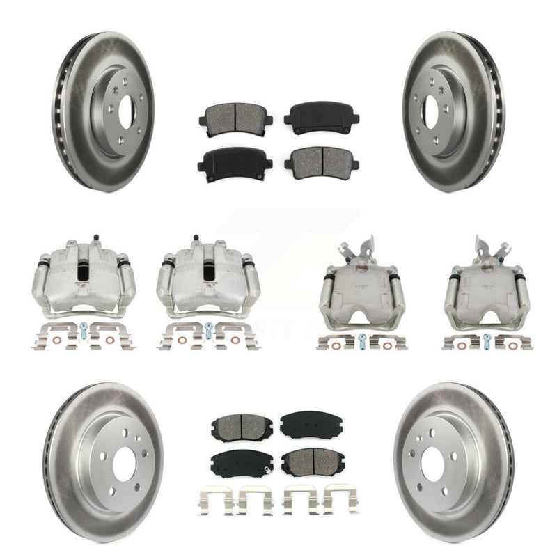 Transit Auto KCG-100815S Disc Brake Kit for 2013-2020 Chevrolet Impala, Chevrolet Malibu - Front and Rear product image