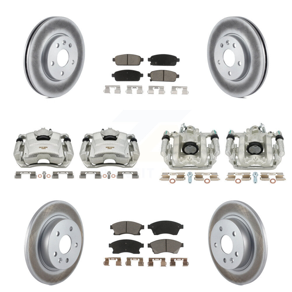 Transit Auto KCG-100816C Disc Brake Kit for 2011-2016 Chevrolet Cruze Limited, Chevrolet Cruze - Front and Rear product image