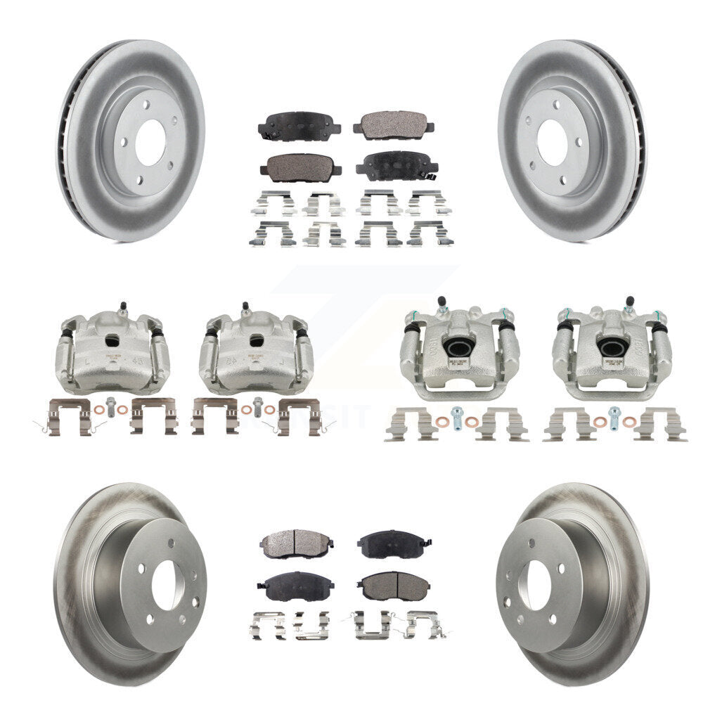 Transit Auto KCG-100816P Disc Brake Kit for 2007-2010 Nissan Sentra - Front and Rear product image