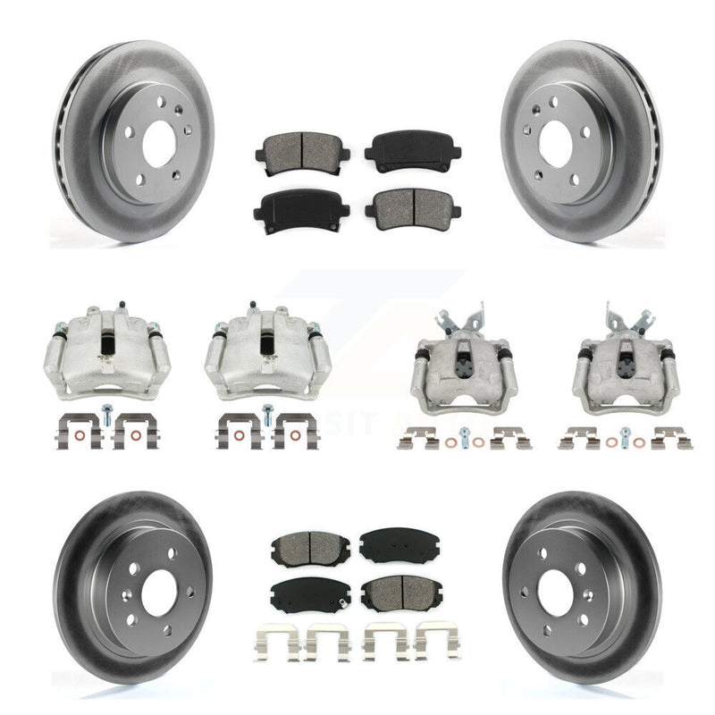 Transit Auto KCG-100816S Disc Brake Kit for 2013 Chevrolet Malibu - Front and Rear product image