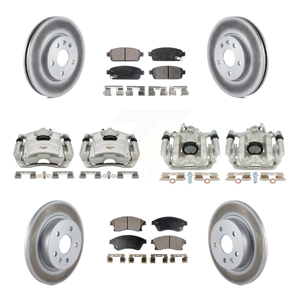 Transit Auto KCG-100816T Disc Brake Kit for 2011-2016 Chevrolet Cruze Limited, Chevrolet Cruze - Front and Rear product image