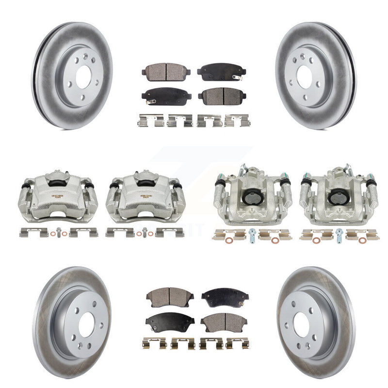 Transit Auto KCG-100816T Disc Brake Kit for 2011-2016 Chevrolet Cruze Limited, Chevrolet Cruze - Front and Rear product image