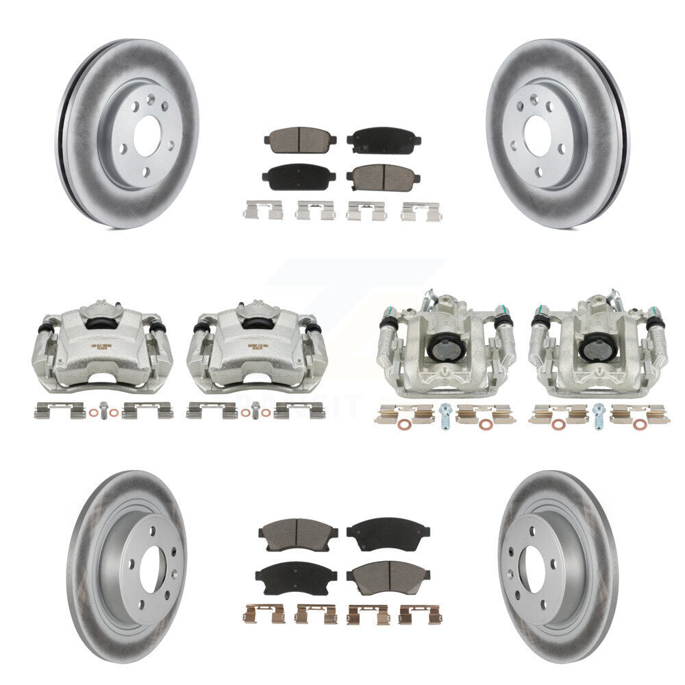 Transit Auto KCG-100817C Disc Brake Kit for 2013 Chevrolet Cruze - Front and Rear product image