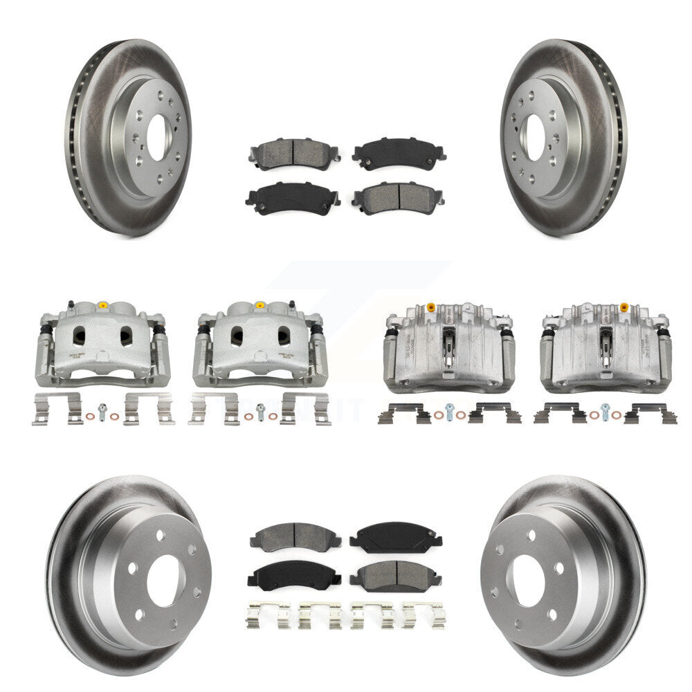 Transit Auto KCG-100817S Disc Brake Kit for 2007 Chevrolet Silverado 1500 Classic - Front and Rear product image