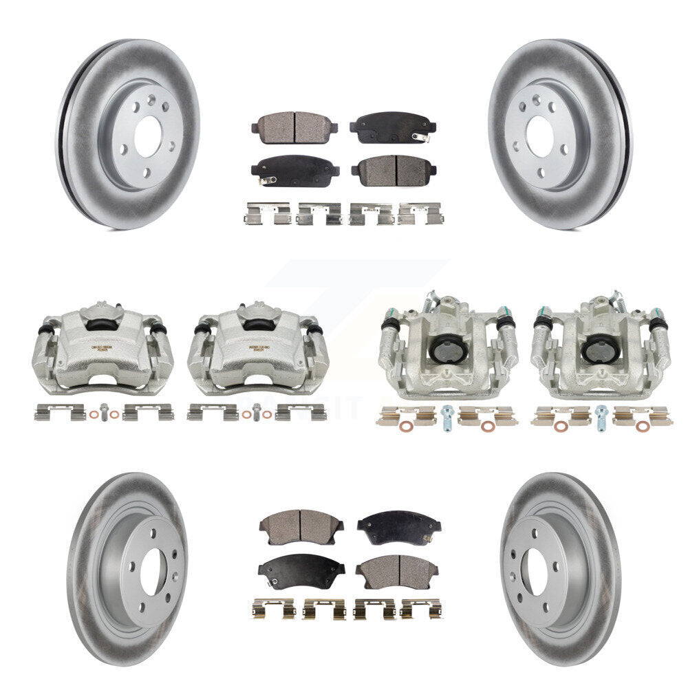 Transit Auto KCG-100817T Disc Brake Kit for 2013 Chevrolet Cruze - Front and Rear product image