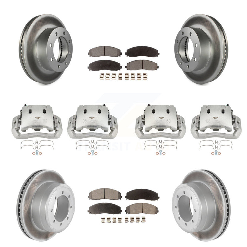 Transit Auto KCG-100818P Disc Brake Kit for 2013-2016 Ford F-450 Super Duty - Front and Rear product image
