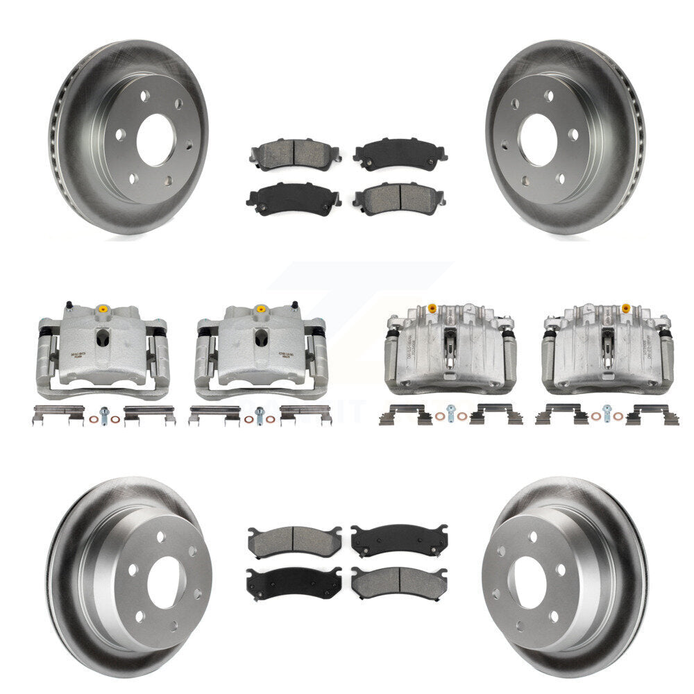 Transit Auto KCG-100818S Disc Brake Kit for 2007 Chevrolet Silverado 1500 Classic, GMC Sierra 1500 Classic - Front and Rear product image